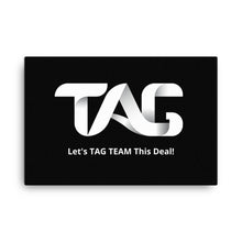 Black TAG TEAM Canvas