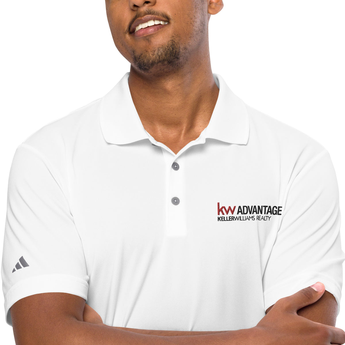 KW Oviedo Adidas Polo Shirt (White)
