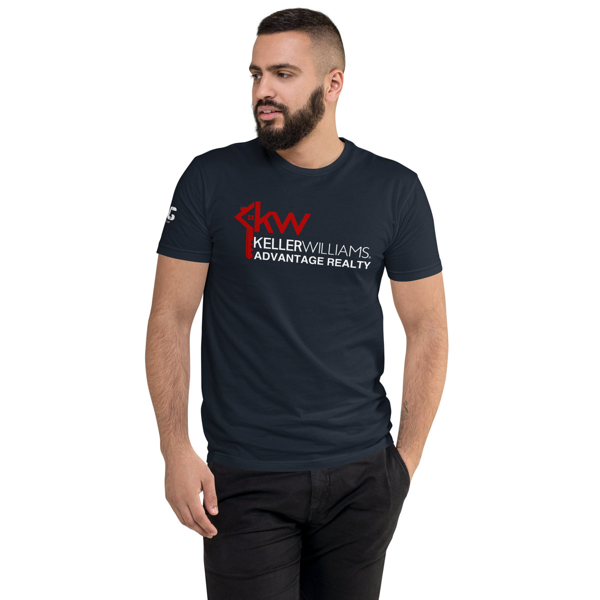 KW Avantage Realty (w/ TAG): "Let's TAG Team this Deal" Shirt (Black & Navy)