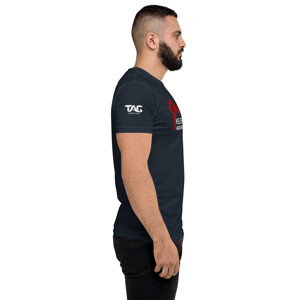KW Avantage Realty (w/ TAG): "Let's TAG Team this Deal" Shirt (Black & Navy)