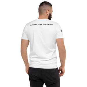 KW Avantage Realty (w/ TAG): "Let's TAG Team this Deal" Shirt (White & Grey)