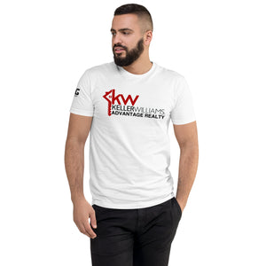 KW Avantage Realty (w/ TAG): "Let's TAG Team this Deal" Shirt (White & Grey)