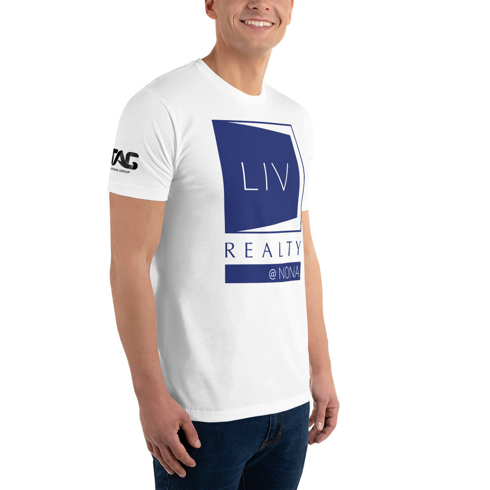 LIV REALTY - TAG UNISEX T-SHIRT (WHITE)