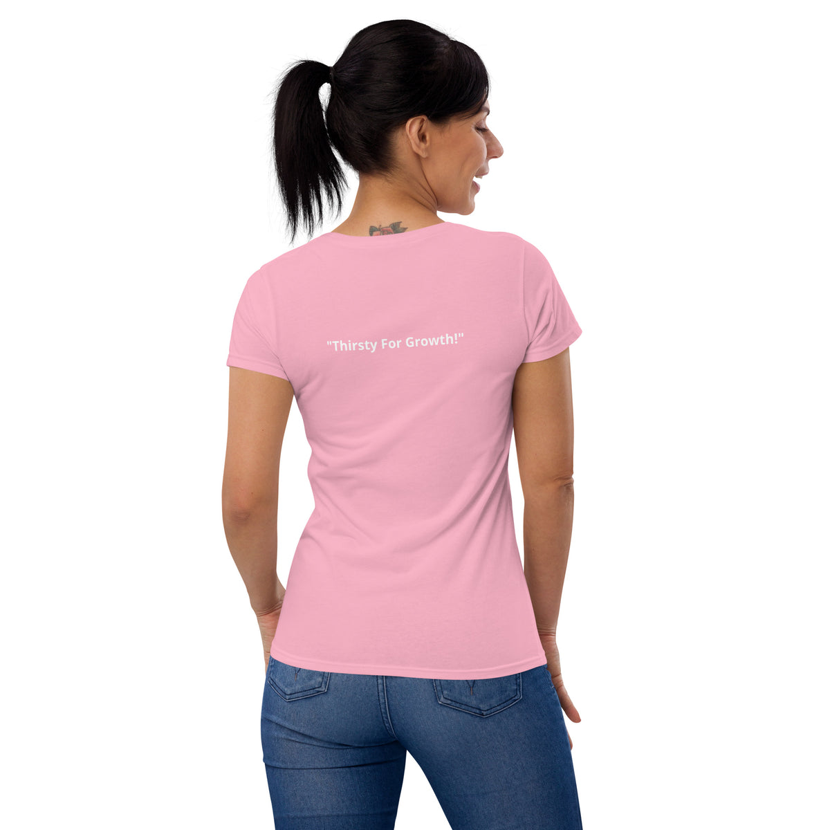 TLG "Thirsty for Growth" Women’s fitted t-shirt