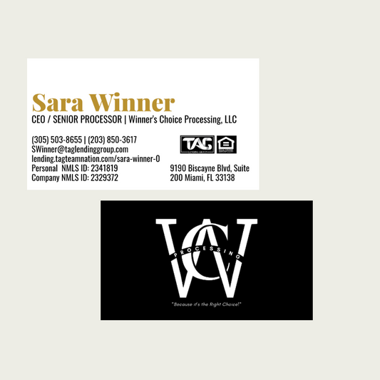 Personalized Business Card: WC-UP