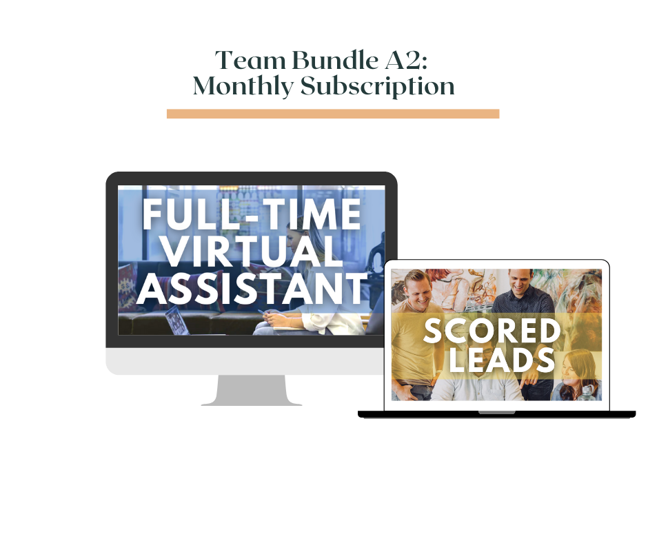 TEAM BUNDLE  A2: Monthly Subscription (Full-Time VA + Scored Leads)