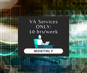 VA SERVICES - 10 hrs/week for $12/hr (monthly subscription)