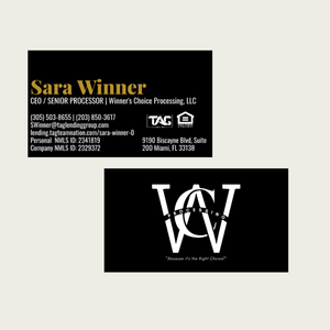 Personalized Business Card: WC-UP