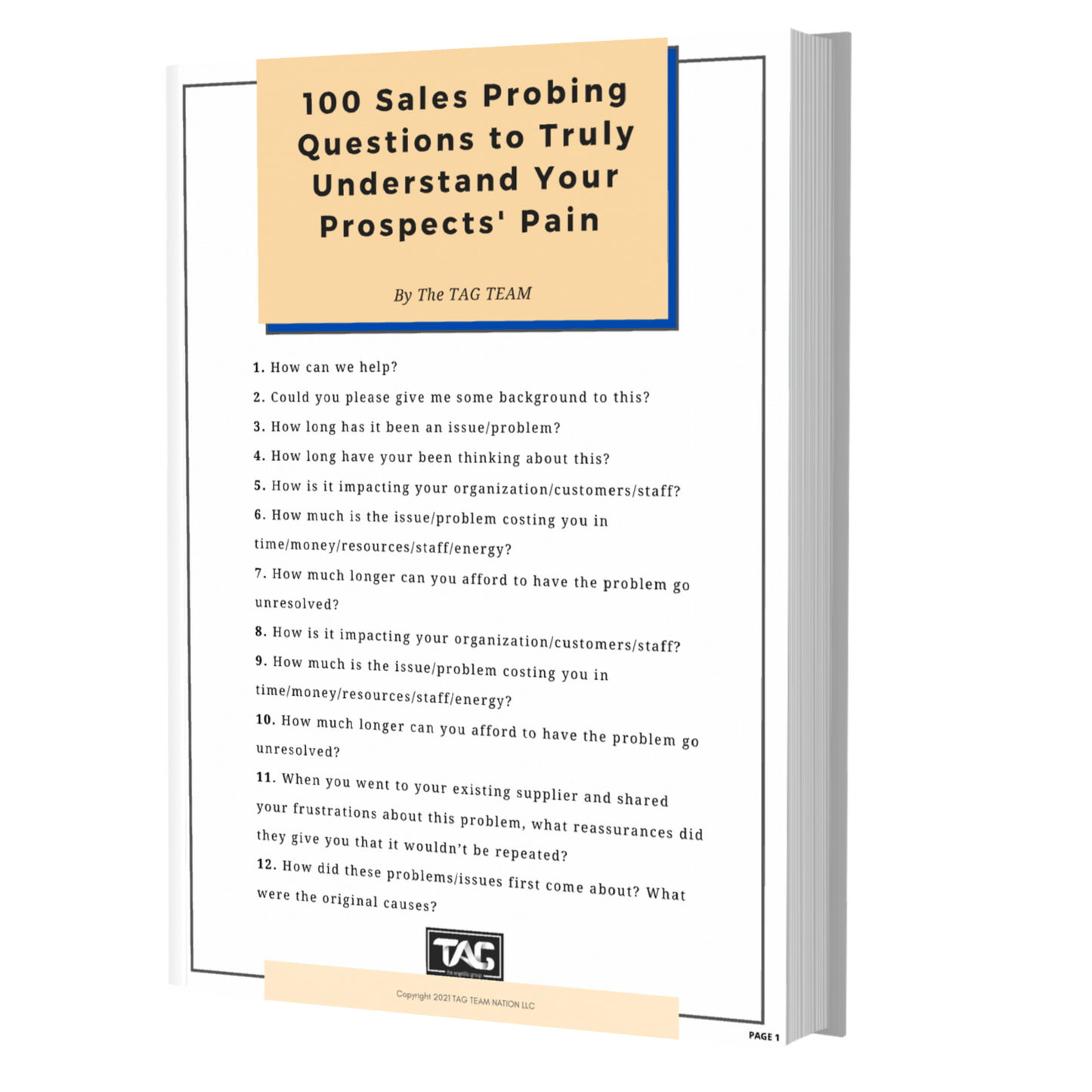 100 Sales Probing Questions to Truly Understand Your Prospects' Pain