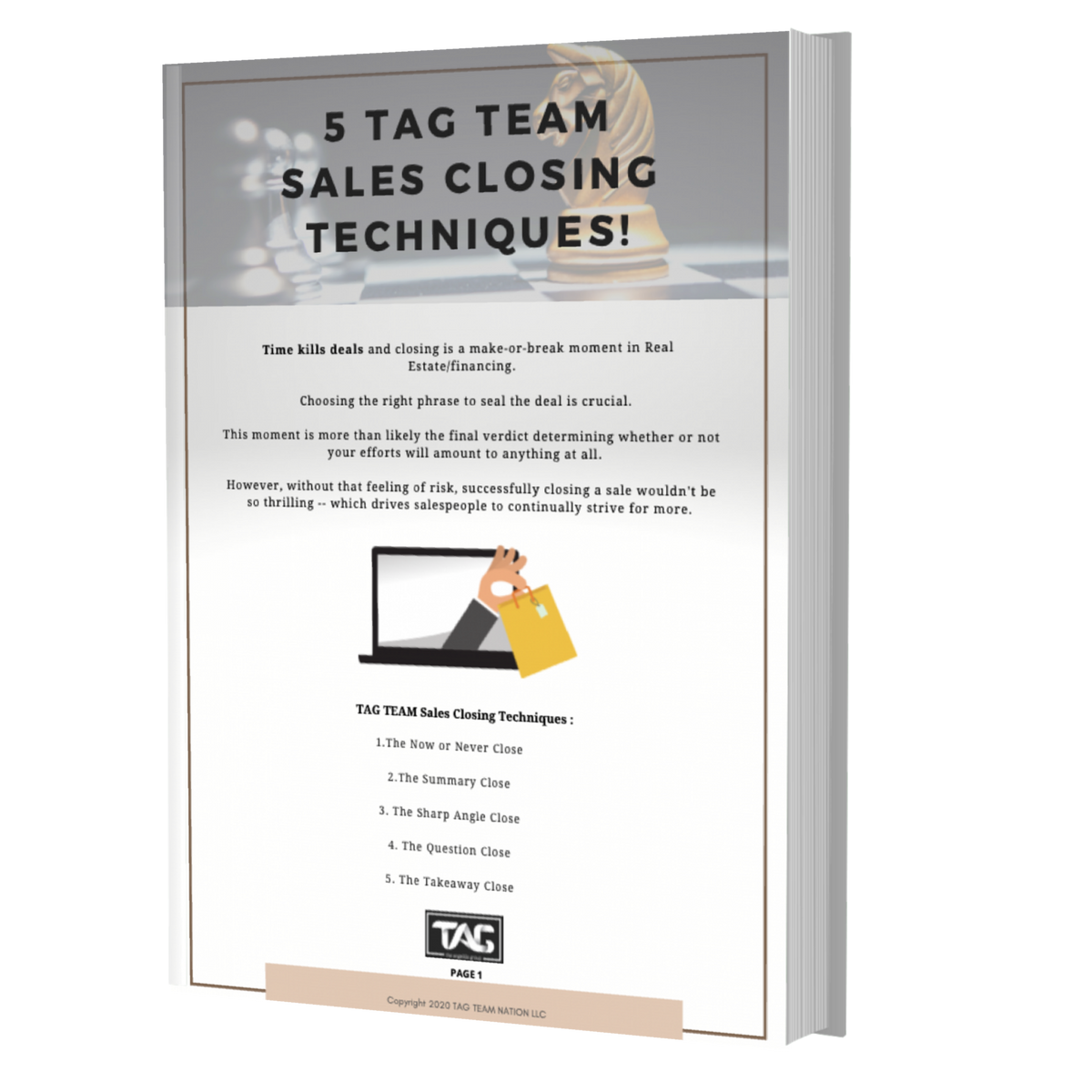 5 TAG TEAM Sales Closing Techniques!