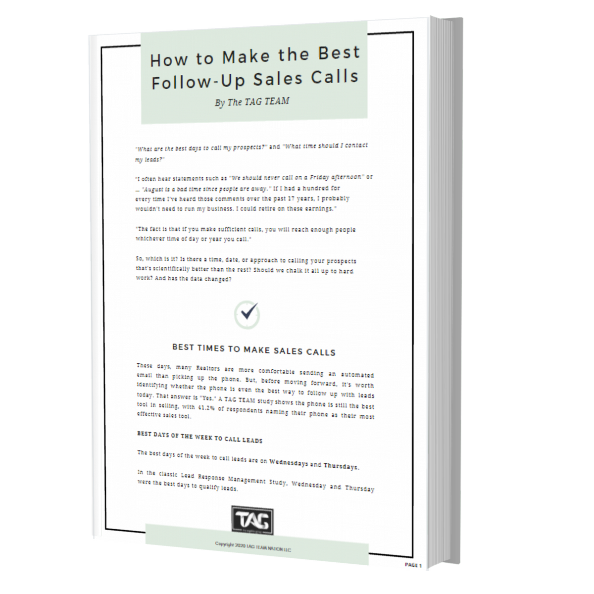 How to Make the Best Follow-Up Sales Calls