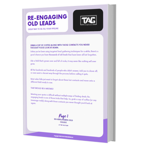 Re-engaging old leads