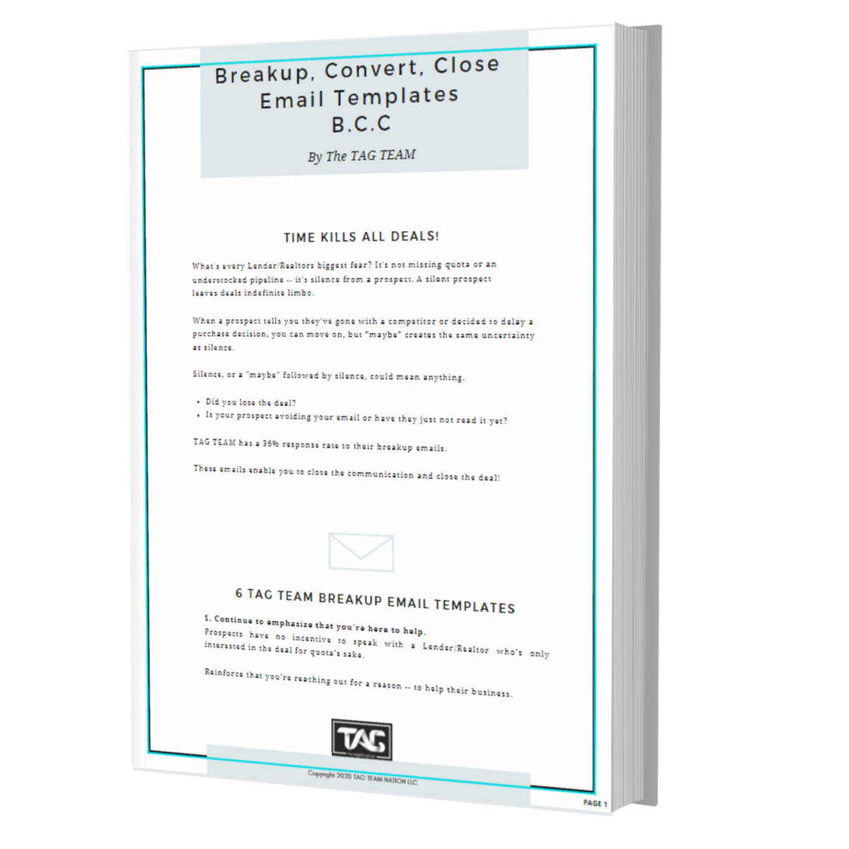 Breakup, Convert, Close   Email Templates  B.C.C