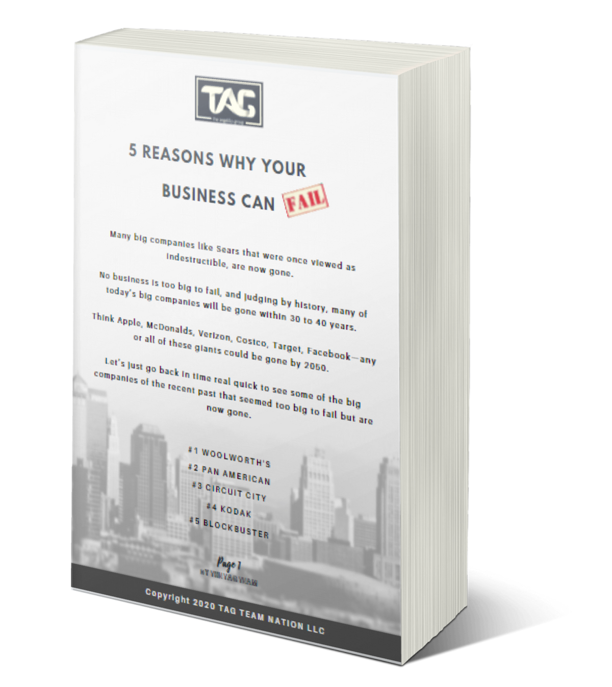 5 Reasons Why Your Business Can Fail