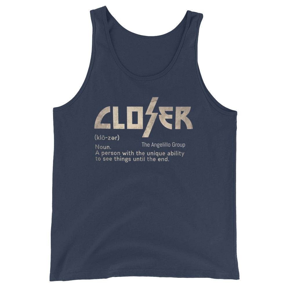 CLOSER Unisex Tank Top