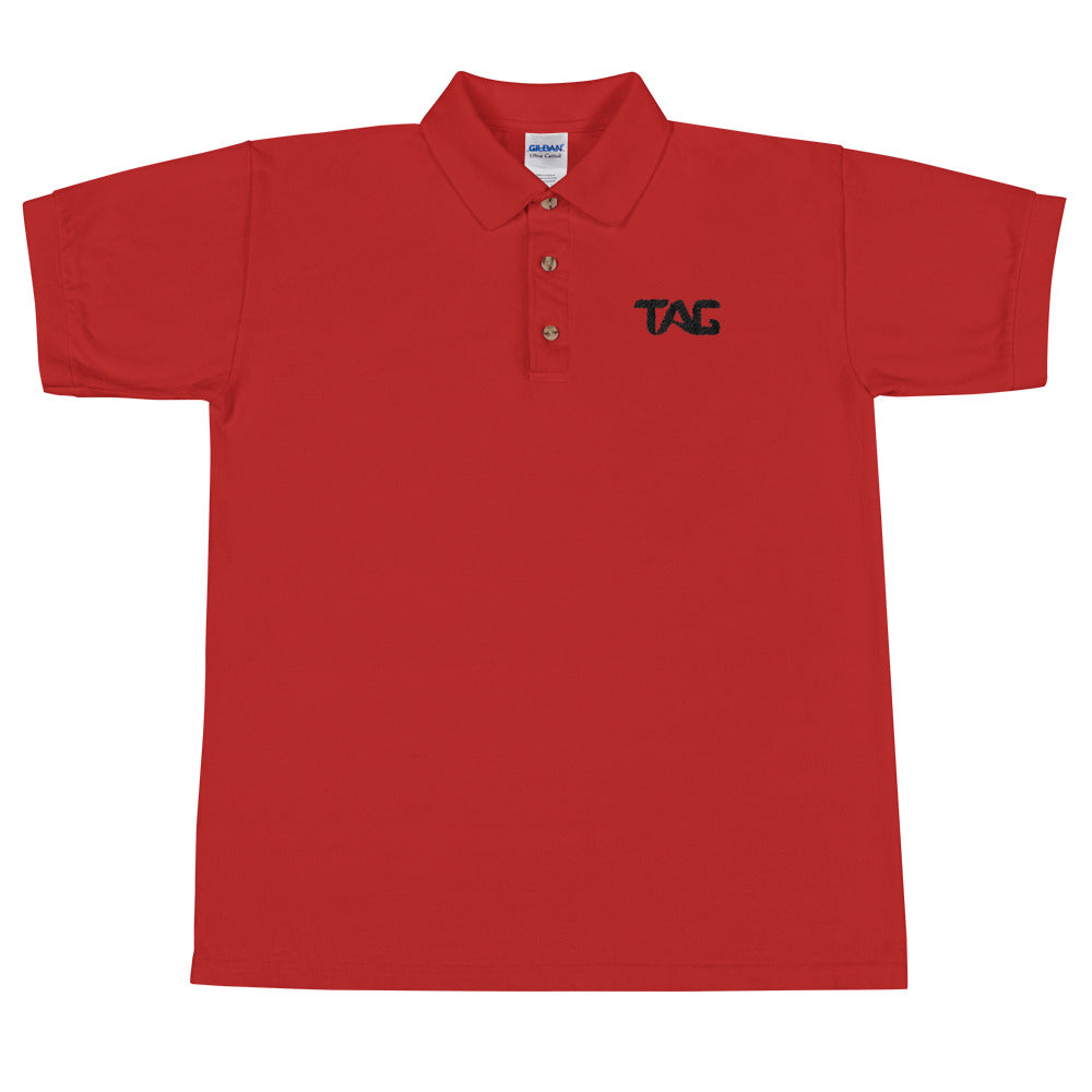 TAG Embroidered Polo Shirt