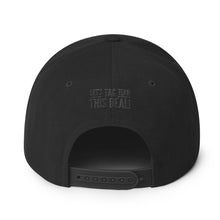 All Black TAG Snapback Hat