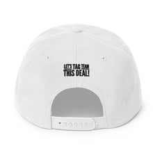 White TAG Snapback Hat