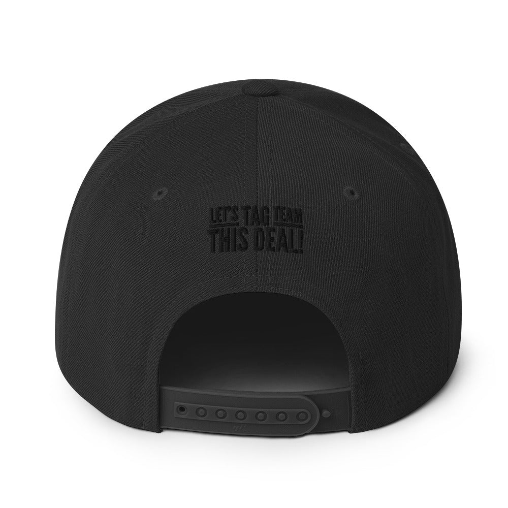 MORE LOANS! All Black Snapback Hat