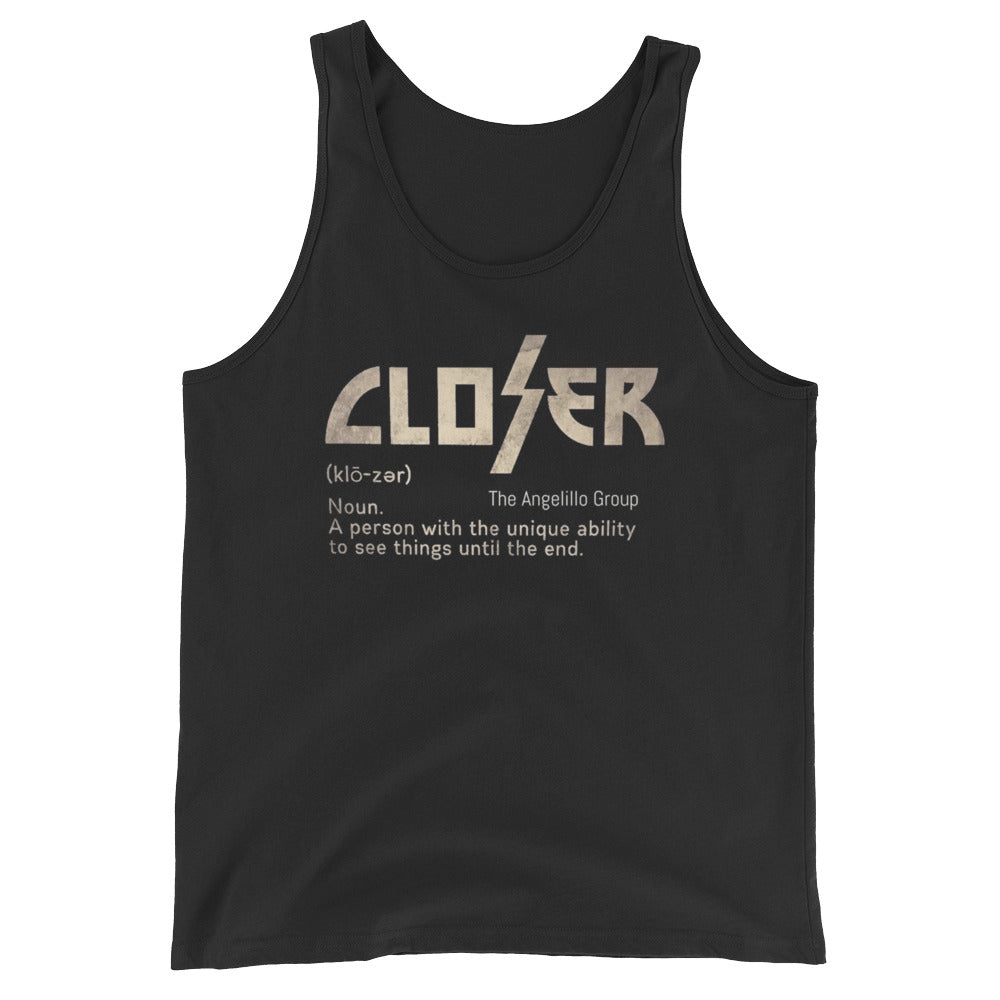 CLOSER Unisex Tank Top