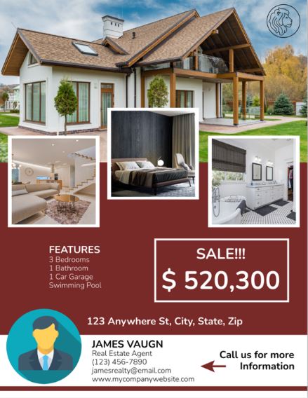 Personalized Listing Flyer: TLG-UP