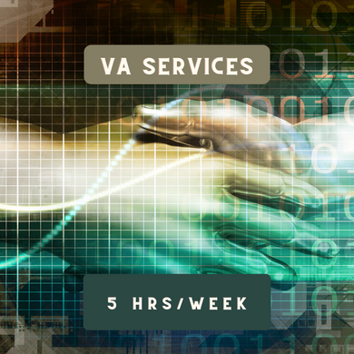 VA SERVICES - 5 hrs/week for $10/hr (monthly subscription)